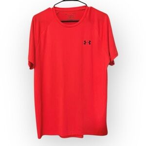 Under Armour HeatGear Tech Tee – Red – Size Medium